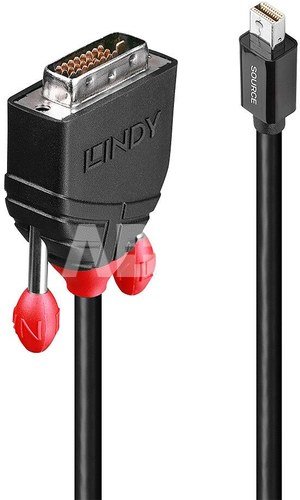 CABLE MINI DP TO DVI 3M/BLACK 41953 LINDY