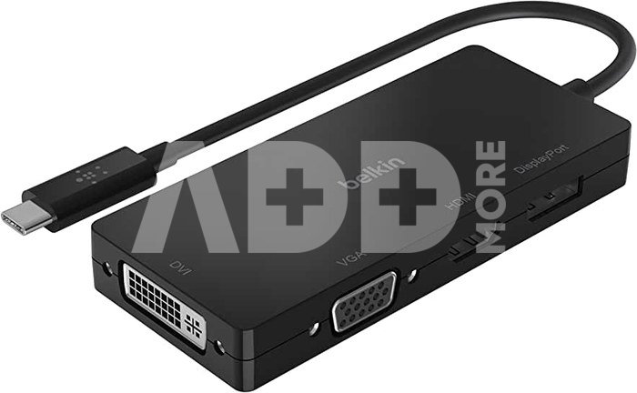 Belkin USB-C to HDMI / VGA / DisplayPort-Adapter AVC003btBK