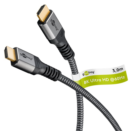 Audio kabelis Goobay Ultra High Speed HDMI Cable  65262  3 m