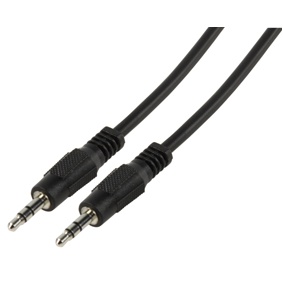 Kabelis 3.5mm kištukas - 3.5mm kištukas 0.5m stereo