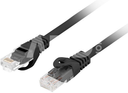 Lanberg Patchcord Cat.6 UTP LSZH CU | PCU6-10CU-0050-BK | 0.5 m