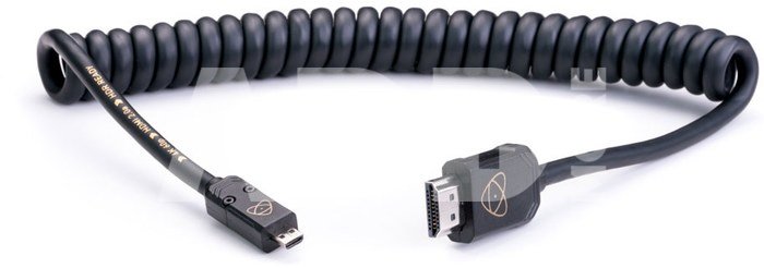 Atomos Coiled HDMI Full to HDMI Micro Cable 40/80 cm