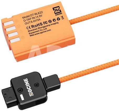 ZGCINE D-Tap to DMW-BLK22Dummy Battery Cable