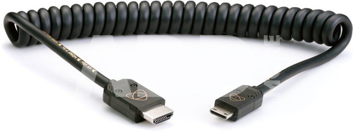 Atomos Coiled HDMI Full to HDMI Mini Cable 40/80 cm