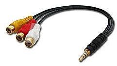 ADAPTER 3.5MM TO 3XPHONO F/35539 LINDY