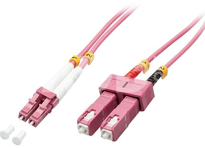 CABLE FIBRE OPTIC LC/SC OM4/1M 46360 LINDY