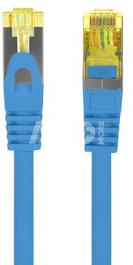 Lanberg Patch cord cat.6a S/FTP LSZH CU 0.25m blue fluke