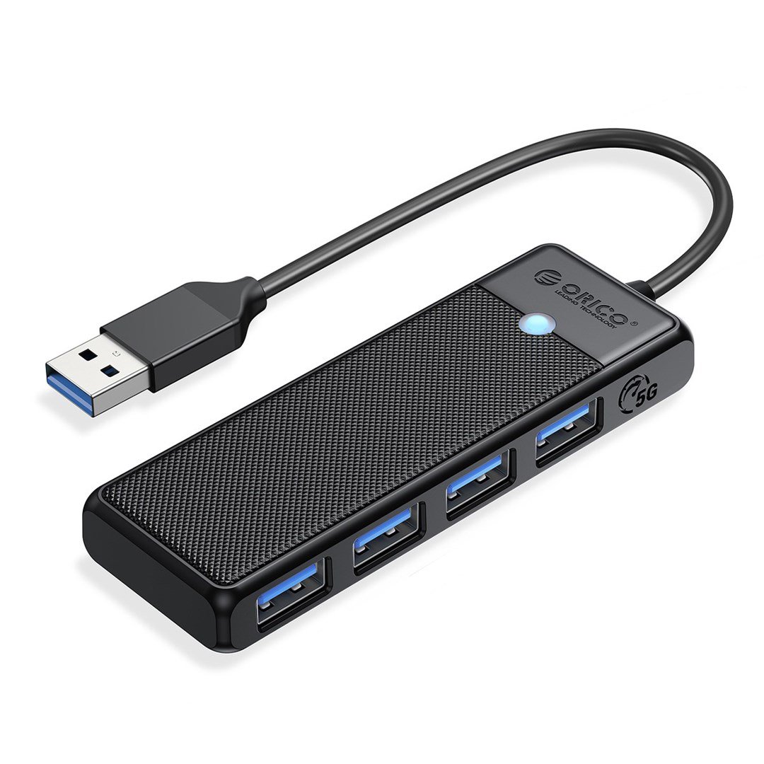 HUB Orico PAPW4A-U3-015-BK-EP USB-A / 4x USB-A 3.0