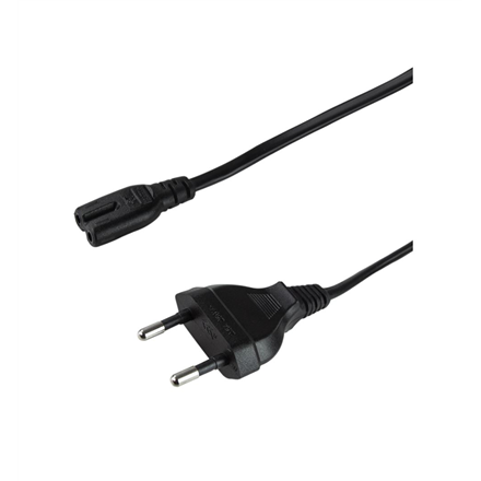 Kabelis Power supply Euro plug/Euro 8jack, 2m