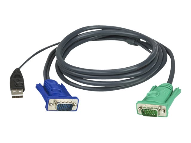 Aten 3M USB KVM Cable with 3 in 1 SPHD | Aten | 3M USB KVM Cable with 3 in 1 SPHD | 2L-5203U