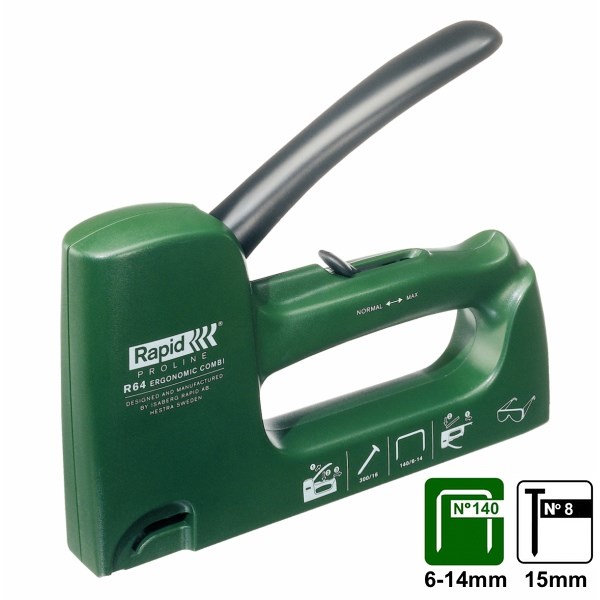 Segtuvas 140 tipo 6 - 14 mm plastikinis R64 Rapid