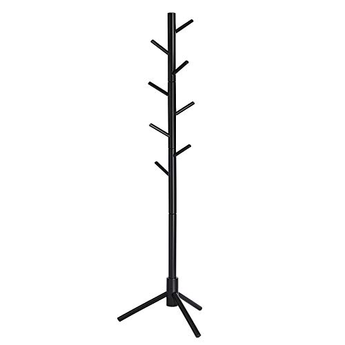Pastatoma paltų kabykla | Medžio masyvas | Medžio šakų forma | 8 kabliukai