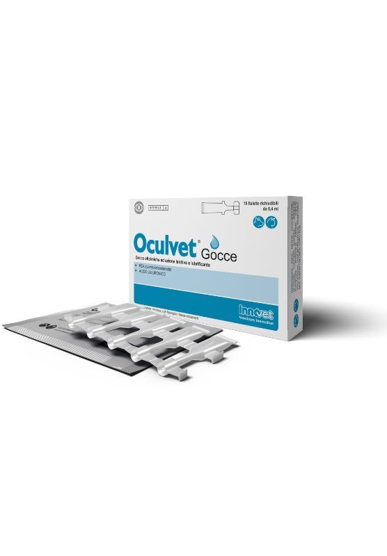 Oculvet Drops 3x5 0,4ml - raminantys ir drėkinantys akių lašai šunims ir katėms