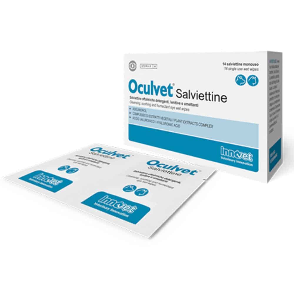 OCULVET SALVIETTINE valančios, raminančios ir drėkinančios oftalmologinės servetėlės