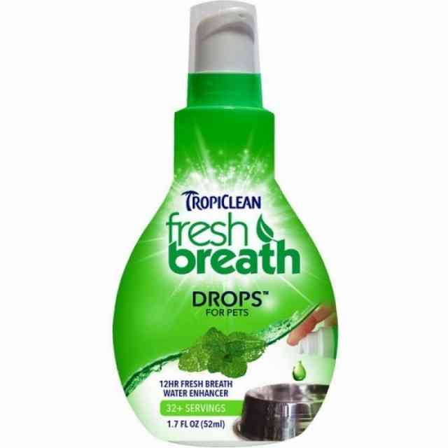 TROPICLEAN FRESH BREATH DROPS LAŠAI Į VANDENĮ GYVŪNAMS