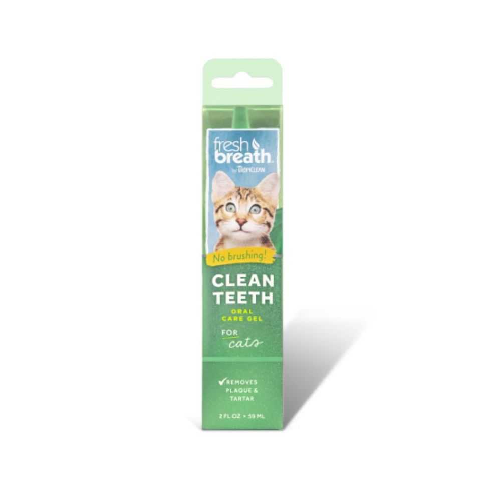 Tropiclean Fresh Breath Clean Teeth - dantų higienos gelis katėms, 59ml