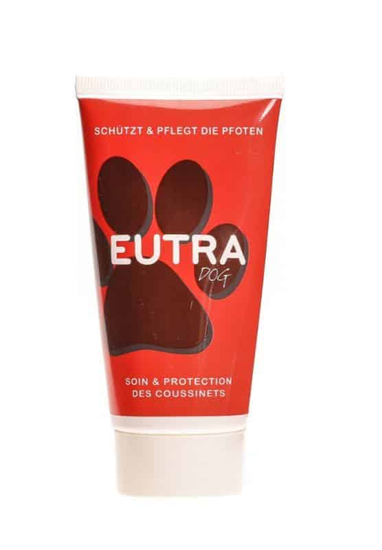 Eutra Dog 75 ml - pėdučių tepalas apsaugo pėdas nuo įtrūkimų, plyšimų, skausmo.