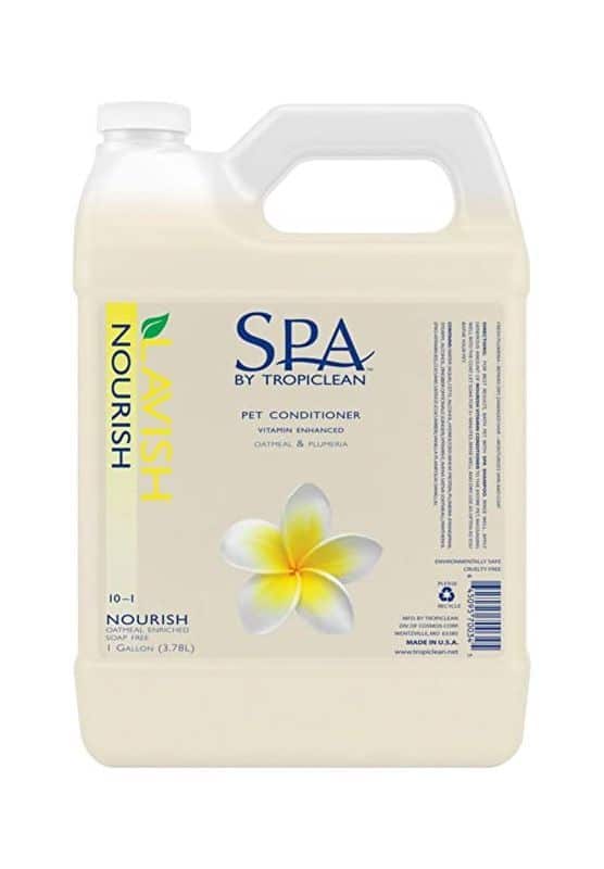 TROPICLEAN SPA LAVISH NOURISH - kondicionierius augintiniams su imbieru ir vanile, 3.8l