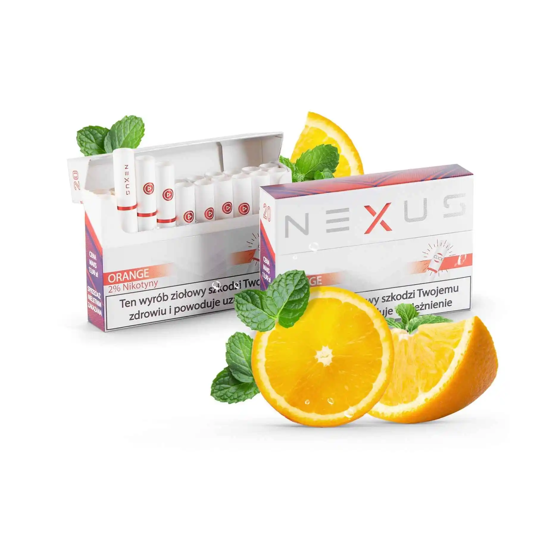 Nexus Orange Kaitinančios Lazdelės