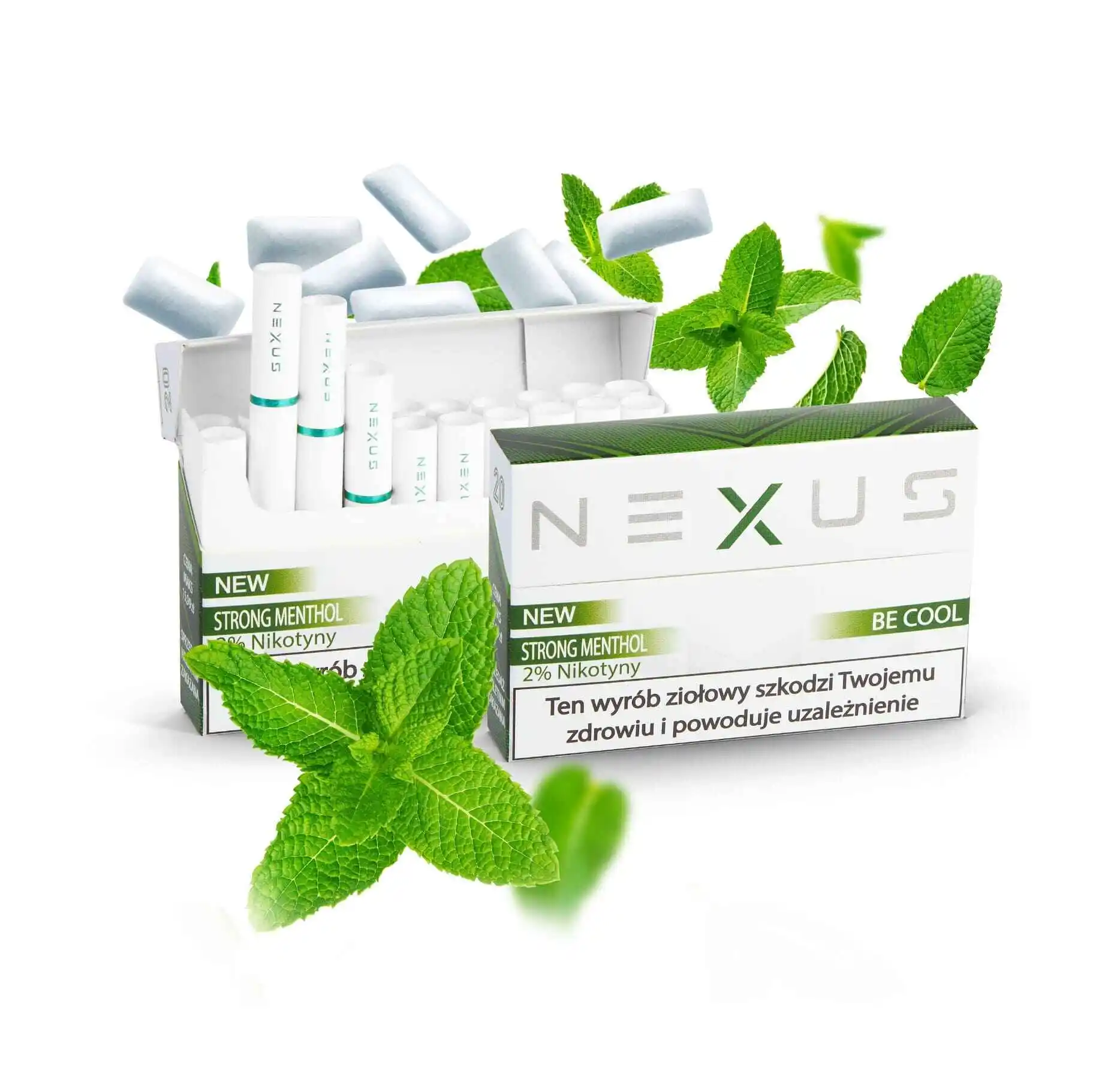 Nexus Strong Menthol Kaitinančios Lazdelės