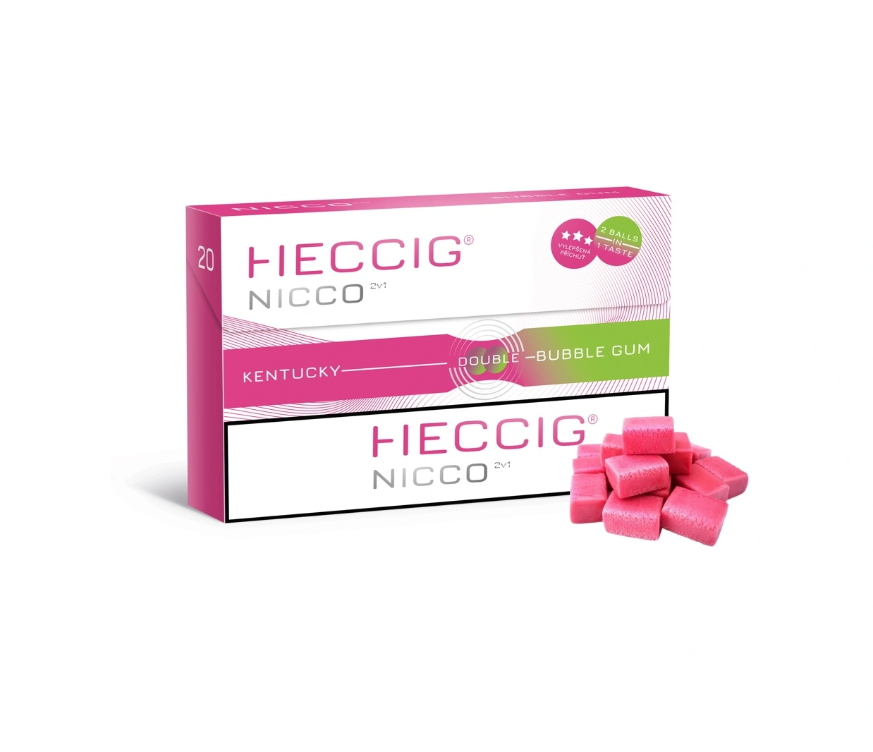 Heccig Nicco Bubble Gum Kaitinimo Lazdelės