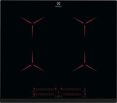 Indukcinė kaitlentė Electrolux EIP6446, juodos spalvos 59 cm pločio montuojama