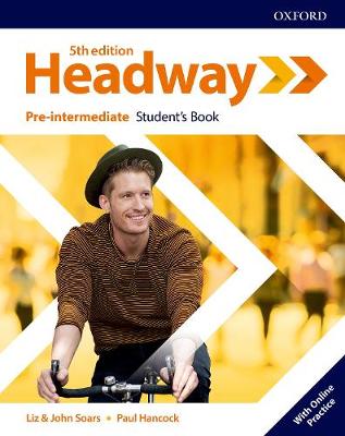 Headway Pre-Intermediate Student's book+ OP (vadovėlis su online practice, 5th. edition)