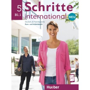 Schritte International Neu 5 B1.1 Kursbuch + Arbeitsbuch (vadovėlis + pratybos)