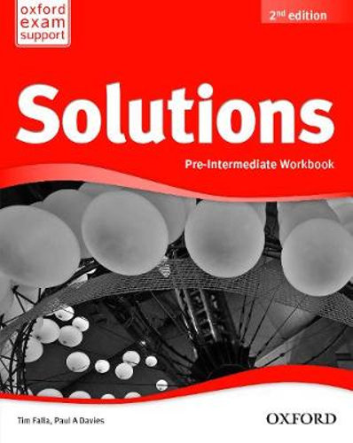 Solutions Pre-Intermediate Workbook (pratybos, 2nd. edition)