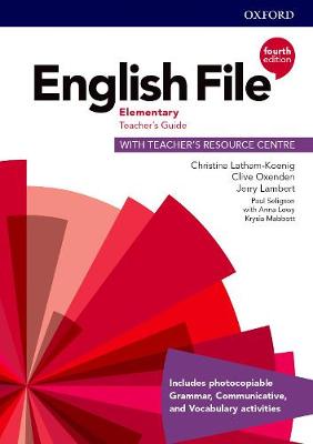 English File Elementary Teacher's Guide with Teacher's Resource Centre 4th Revised edition