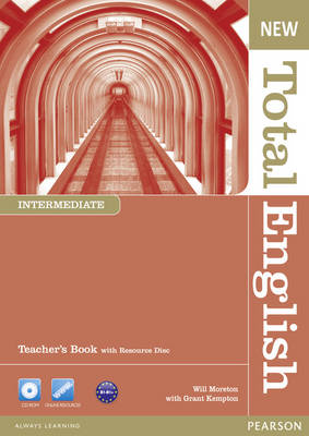 New Total English Intermediate Teacher's Book and Teacher's Resource CD Pack (mokytojo (-s) knyga). 2nd edition