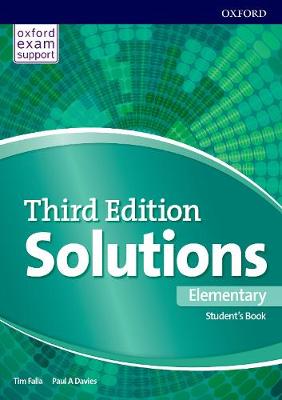 Solutions Elementary Student's Book (vadovėlis, 3rd edition)