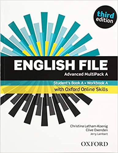 English File Advanced Student's Book/Workbook MultiPack A with Oxford Online Skills (vadovėlis ir pratybos,3rd edition)