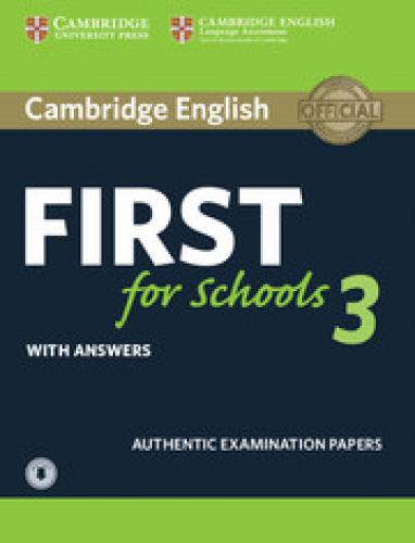 Cambr Eng First for Schools 3Pk/ B2