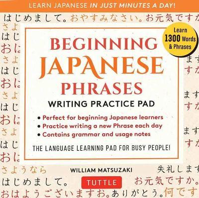 Beginning Japanese Phrases Writing