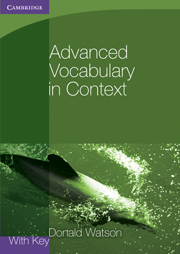 RTVP: Adv Vocab Context w Key