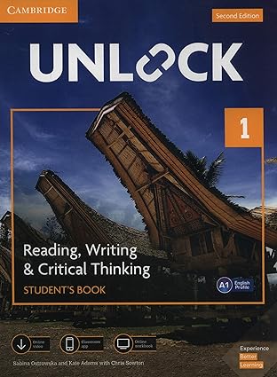 Unlock 2e 1 SB Read,Write &Critical Thinking App+Online WB