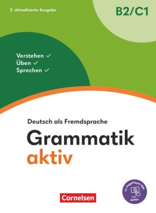 Grammatik aktiv B2/C1 mit Page layer-App, inkl. Audios