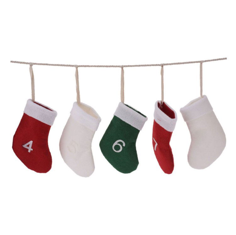 Girlianda ADVENT SOCKS, 34 x 30 x 43 cm