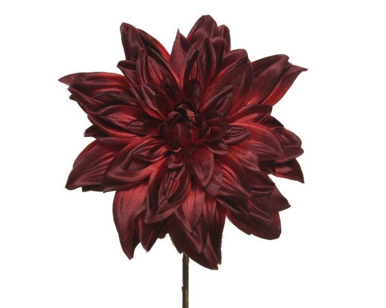 Kalėdinė dekoracija FLOWER DAHLIA, t. raudonos sp., 20 x 67 cm, 1 vnt.