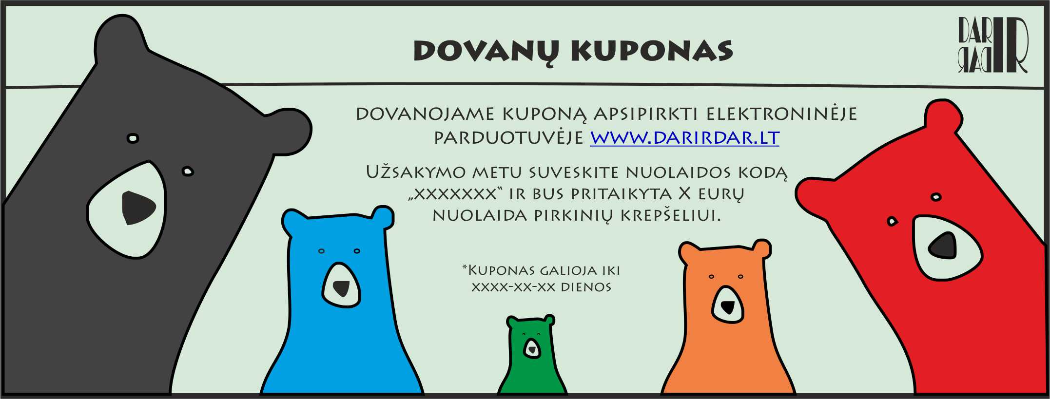 DOVANŲ KUPONAS