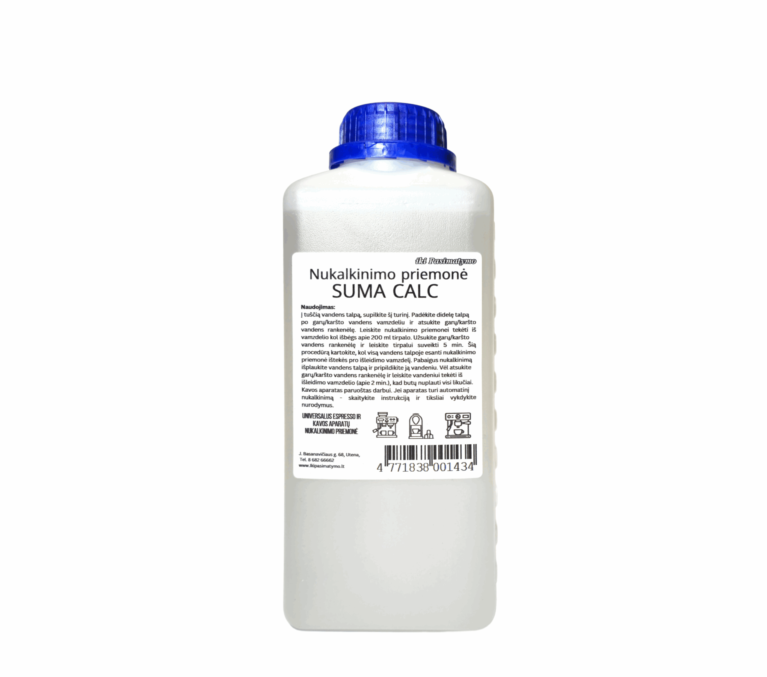 Nukalkinimo skystis Suma Calc, 1L (1 cikl.)