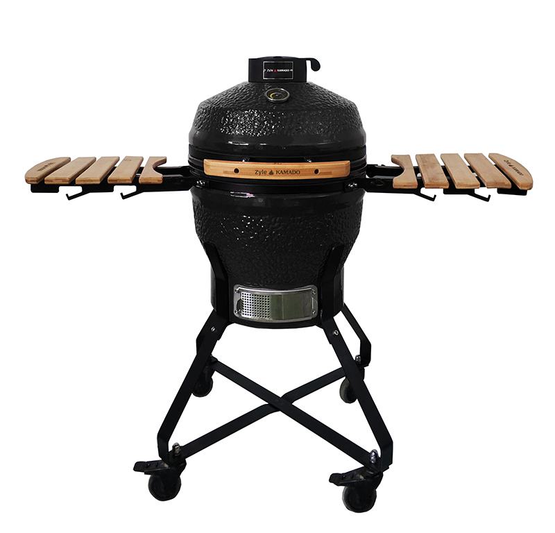 Kamado grilis su priedais Zyle 45cm ZY18KSBLSET