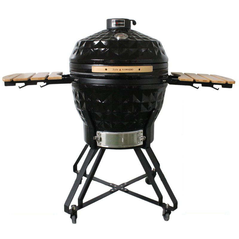 Kamado grilis su priedais Zyle 62cm  ZY24KSBLDISET