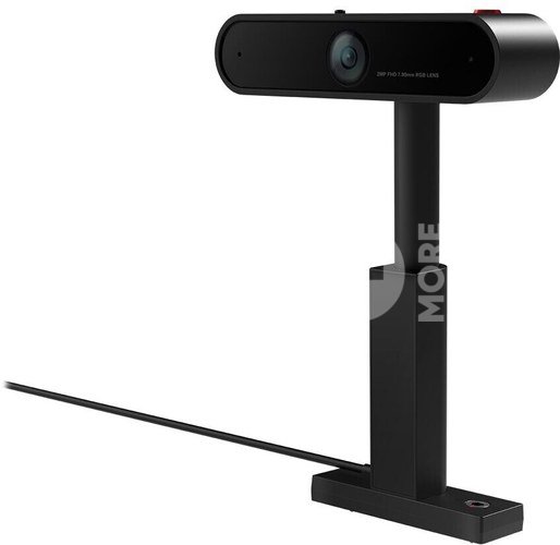 Lenovo ThinkVision MC50 Monitor Webcam Black, 1080p RGB clear video image. Comfortable set up with lift, tilt and swivel function. Built in dual microphones with noise cancellation functionality. Physical camera shutter. Plug and play USB connection. Secure Anti thieve Attachment. Capture audio from up to 2 meters away