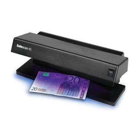 SAFESCAN | 45 UV Counterfeit detector | Black | Suitable for Banknotes, ID documents | Number of detection points 1|250-03100