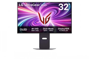 LG 32" ULTRAGEAR™ DUAL MODE OLED GAMING MONITOR | UHD 4K, SPEAKER|32GS95UV-B