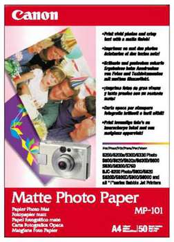 CANON MATTE PHOTO PAPER MP-101 A4 50 SHEETS 170G|7981A005