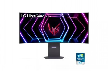 Monitor|LG|39GS95QE-B|39"|Gaming/Curved/21 : 9|Panel OLED|3440x1440|21:9|240Hz|Matte|0.03 ms|Swivel|Height adjustable|Tilt|Colour Black|39GS95QE-B|39GS95QE-B