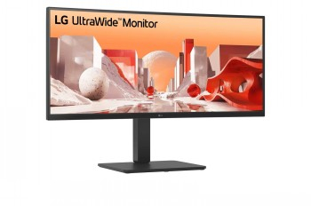 LG DESKTOP MONITOR 34'' 21:9 QHD CURVED IPS, USB-C 90W|34BA75QE-B